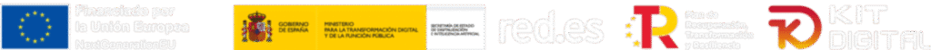 Kit Digital Financiado por la Unión Europea, NextGenerationEU, Gobierno de España, red.es
